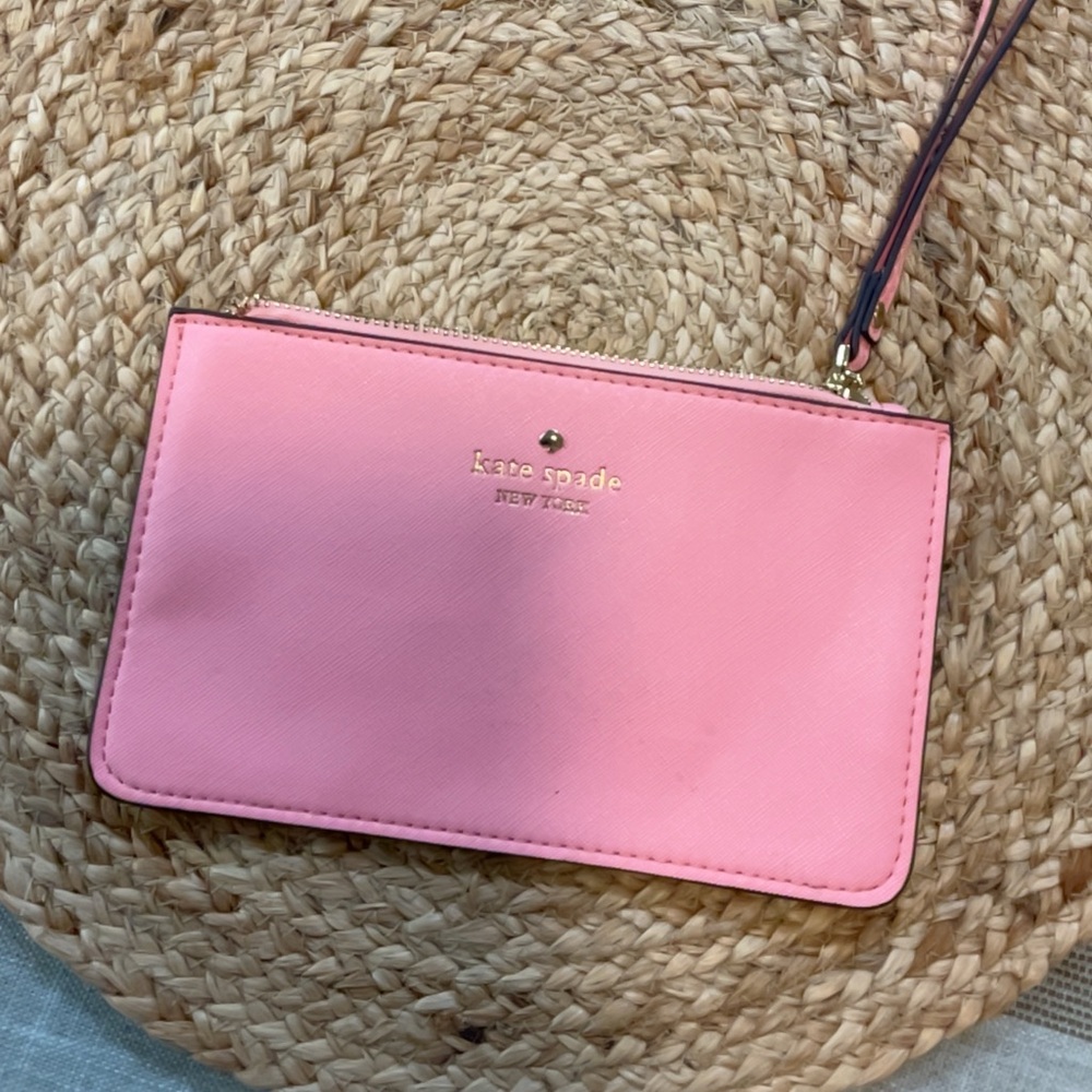 Kate Spade Pink Wristlet Clutch